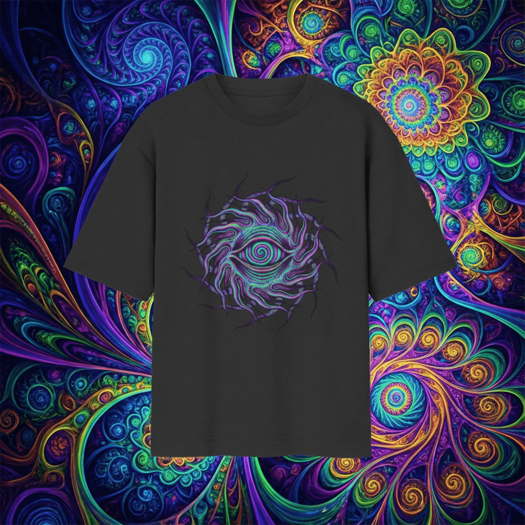 Spiral Gaze Oversized Tshirt