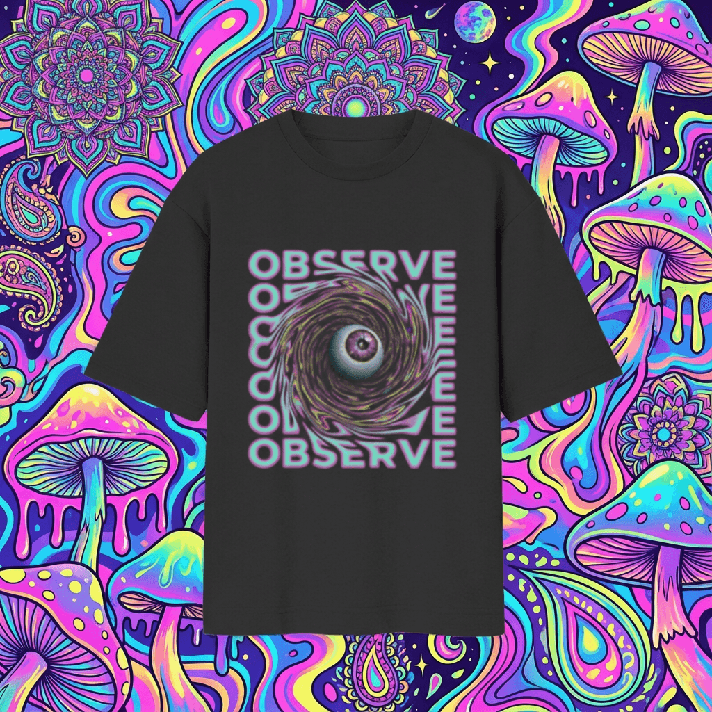Observe Psychedelic Eye Oversized tshirt