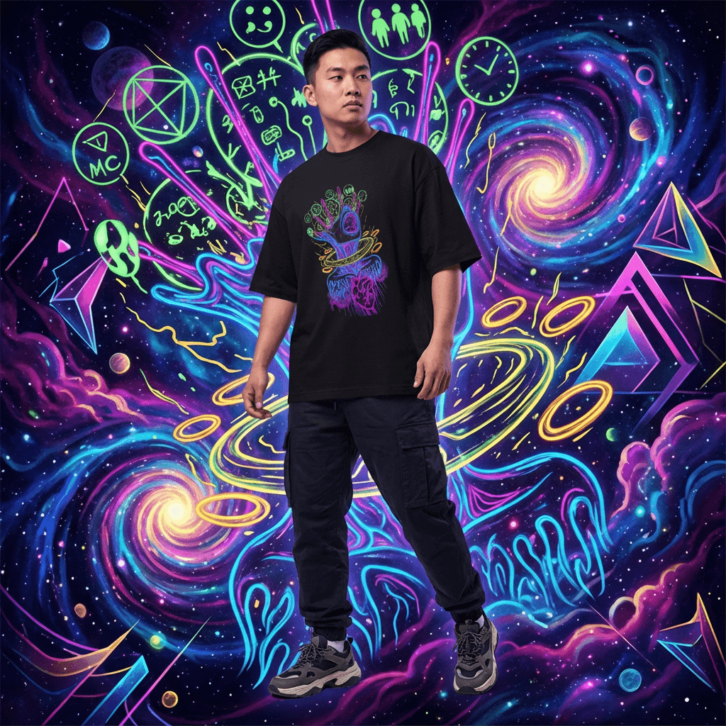 Overwhelmed oversized tshirt