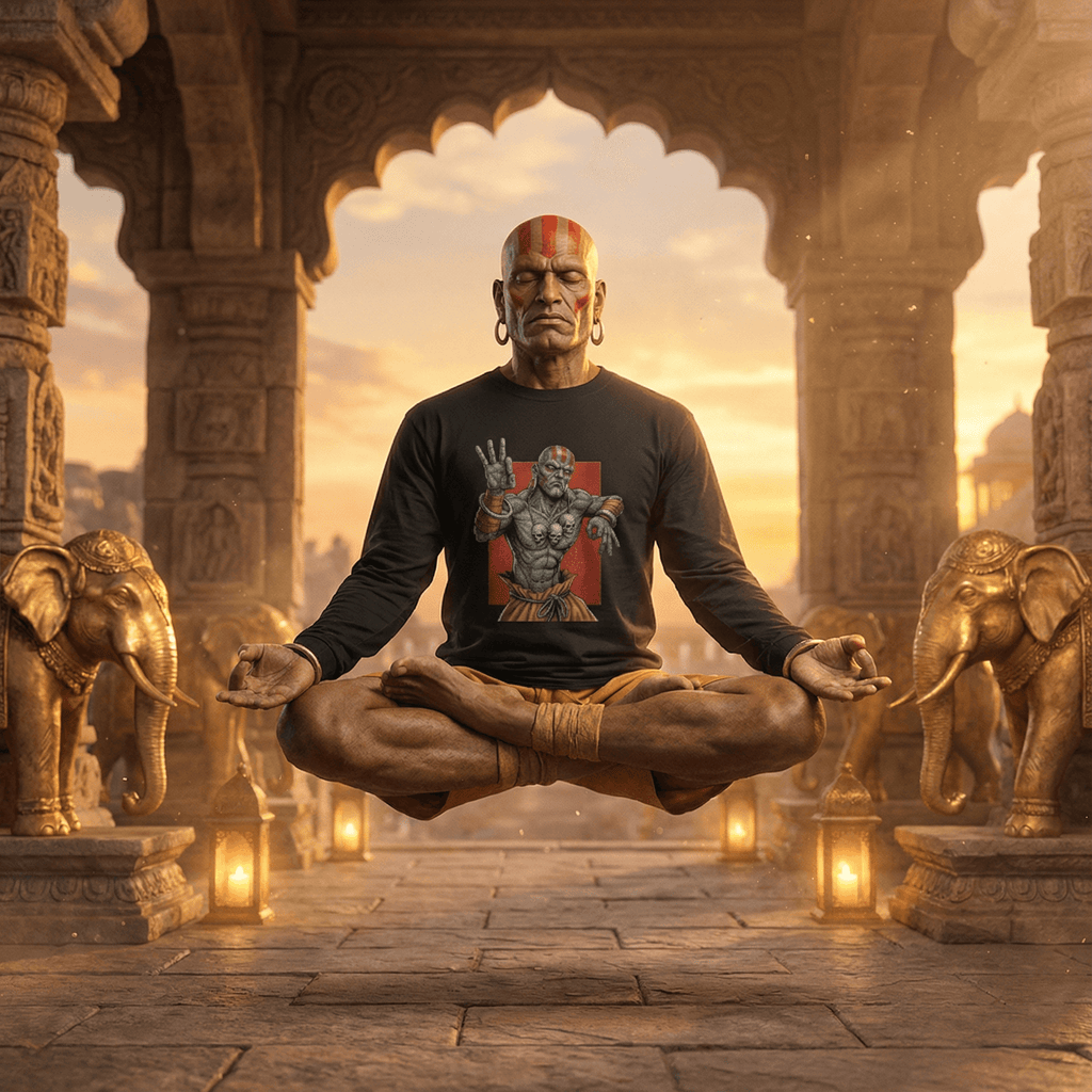Full sleeves Dhalsim tee