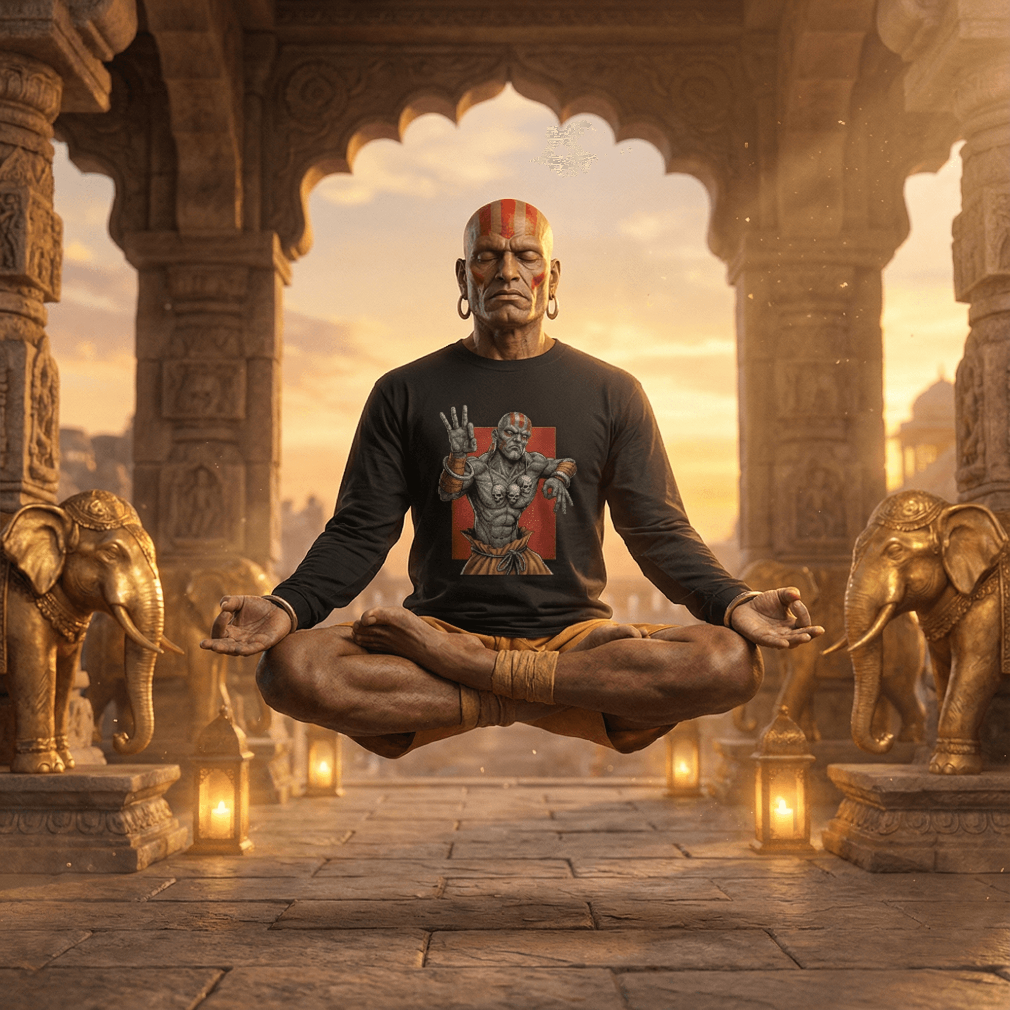 Full sleeves Dhalsim tee