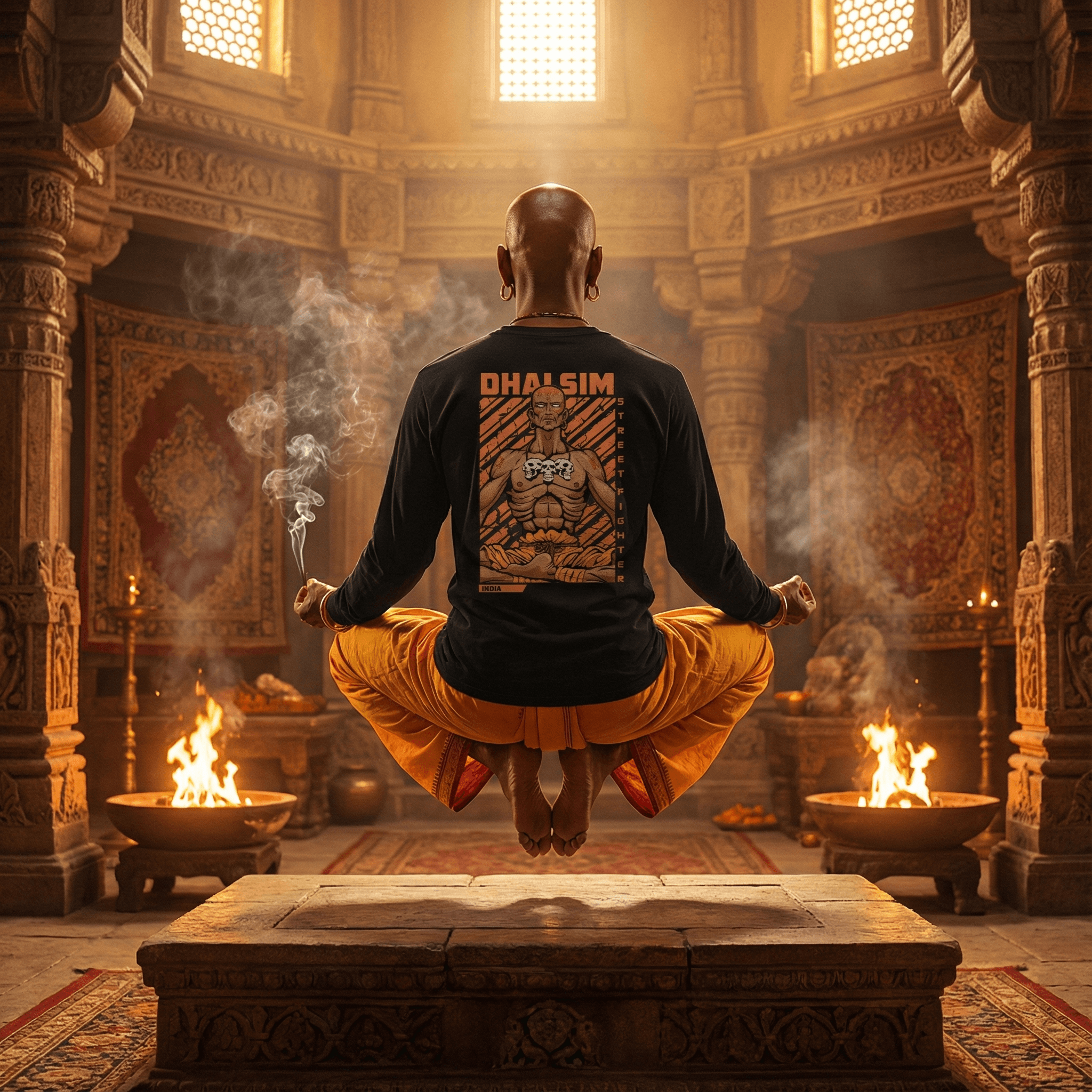 full sleeves Dhalsim tee