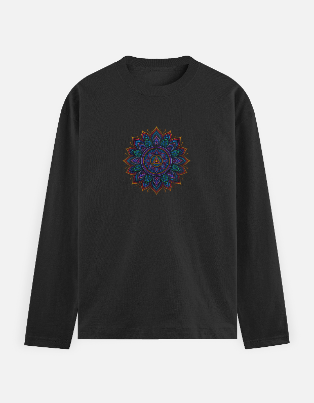 Full Sleeves Cosmic Vibes Graphic Tee