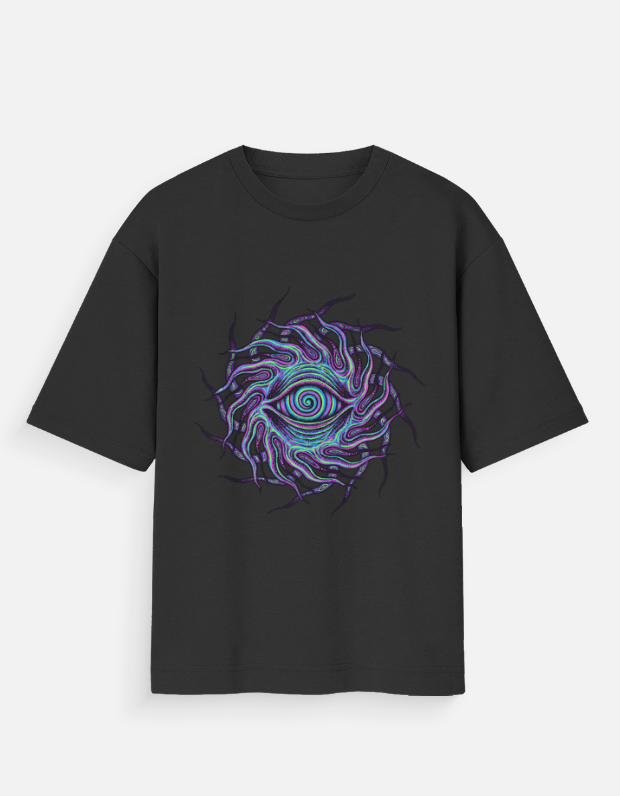 Spiral Gaze Oversized Tshirt
